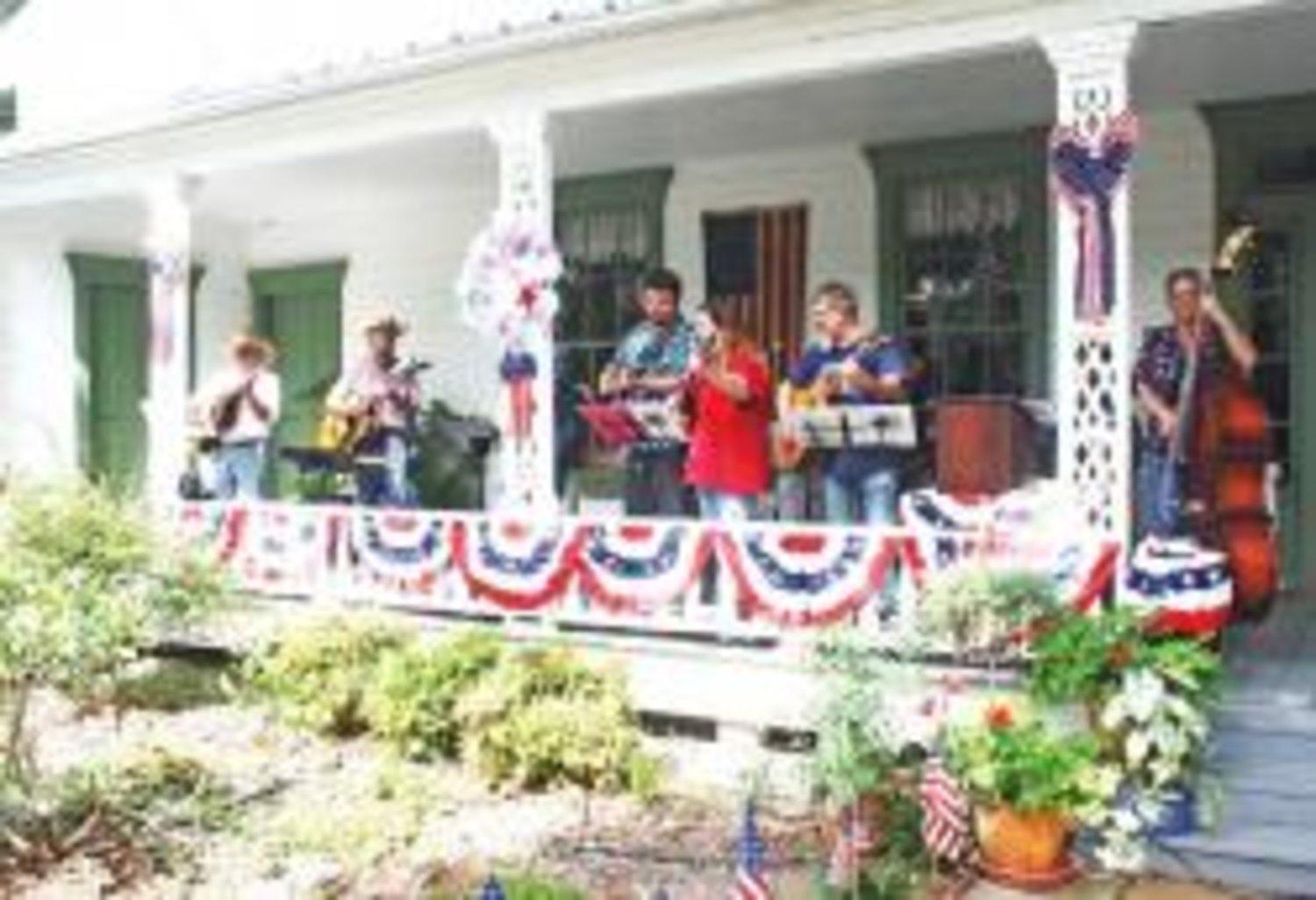 There was some great patriotic music Saturday by this group of musicians and singers during festivities at the park.