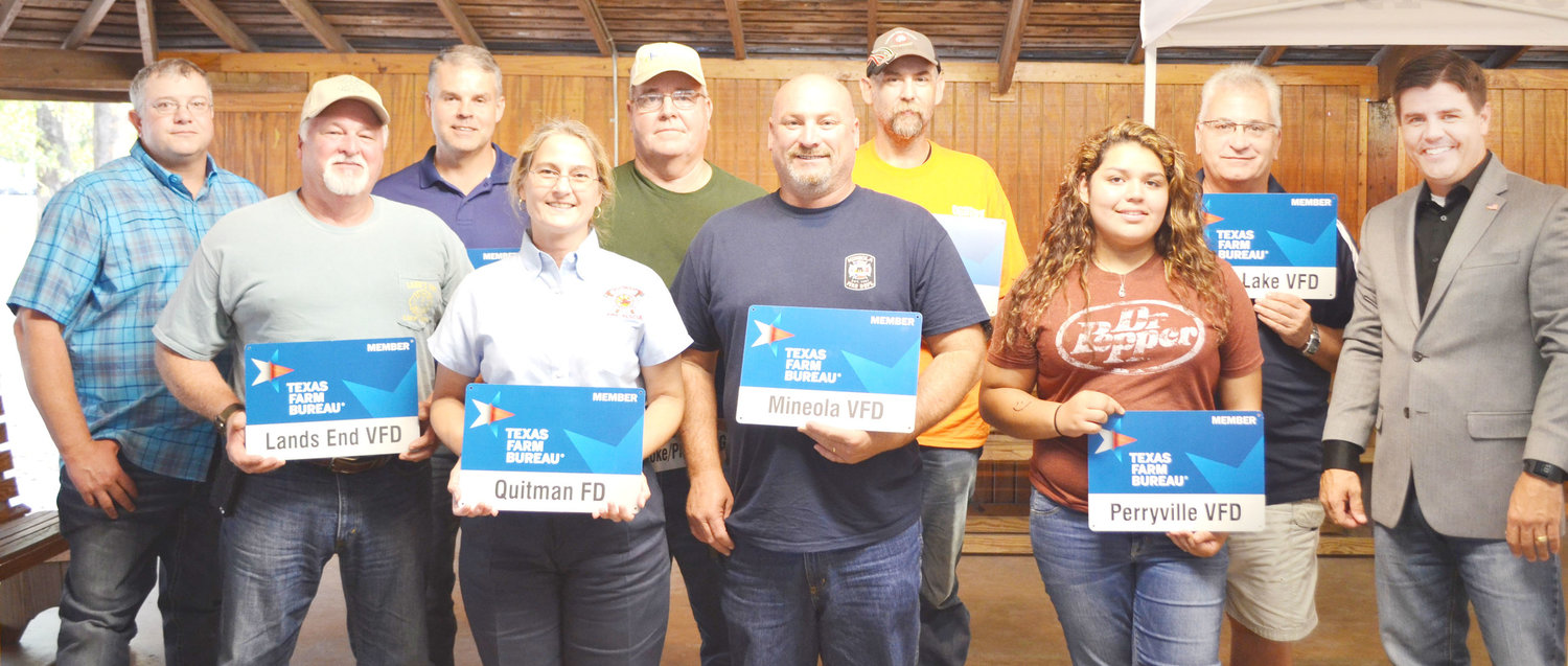 Farm Bureau presents donation to county fire departments