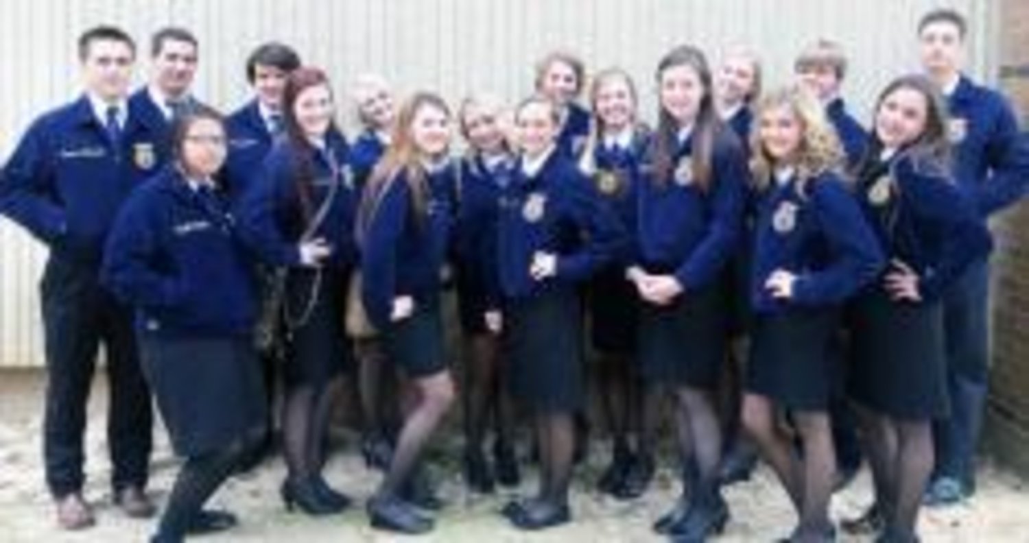 The Quitman Future Farmers of America chapter poses for a photo during National FFA Week, which took place from Feb. 15 though Feb. 22.