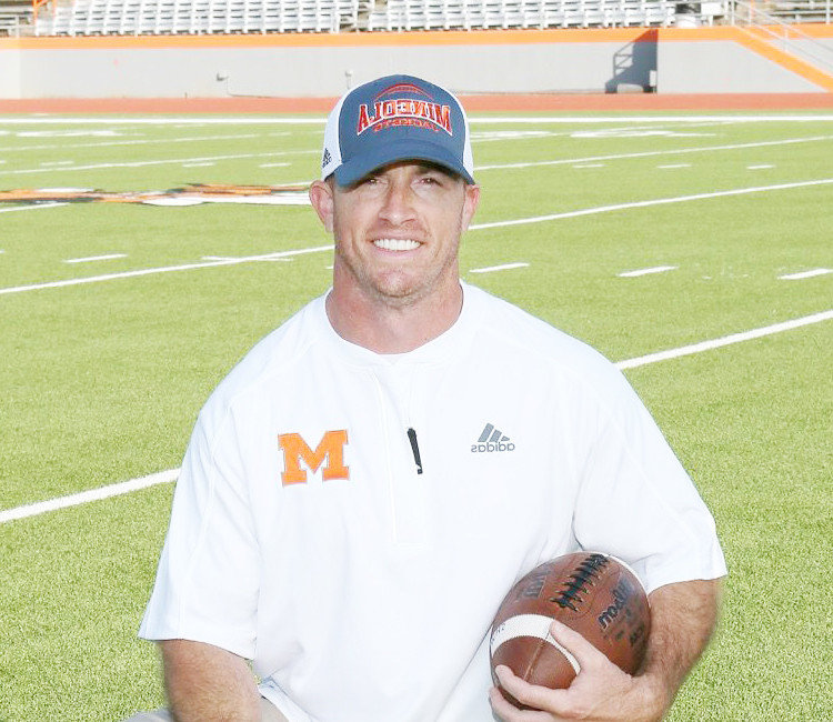 Luke Blackwell has been named acting athletic director and head coach for Mineola. (Courtesy photo)