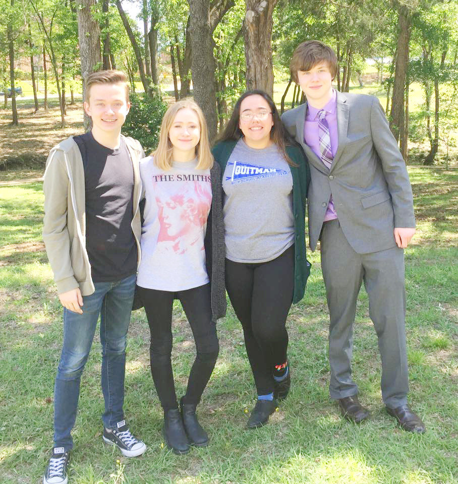 The Quitman High School Current Issues and Events team placed second at the region level and it could possibly make them a wild card to state UIL competition. The team is coached by Sherrie Callahan and they are (left to right) Ashton Midkiff, Elise Woodruff, Sydney White and Billy Brannon. Brannon also finished fourth individually and is an alternate to state.