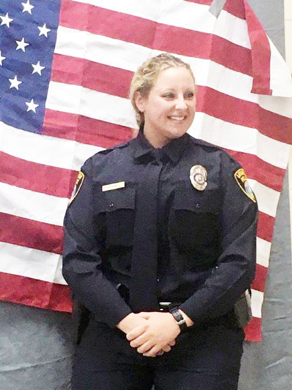 Olivia Powell, a 2011 graduate of Alba-Golden High School, has been commissioned as a peace officer after graduating from the Kilgore Police Academy. Powell attended Hollins University in Roanoke, Virginia and was a dispatcher for the Wood County Sherriff’s Office before deciding to pursue a career as a peace officer.