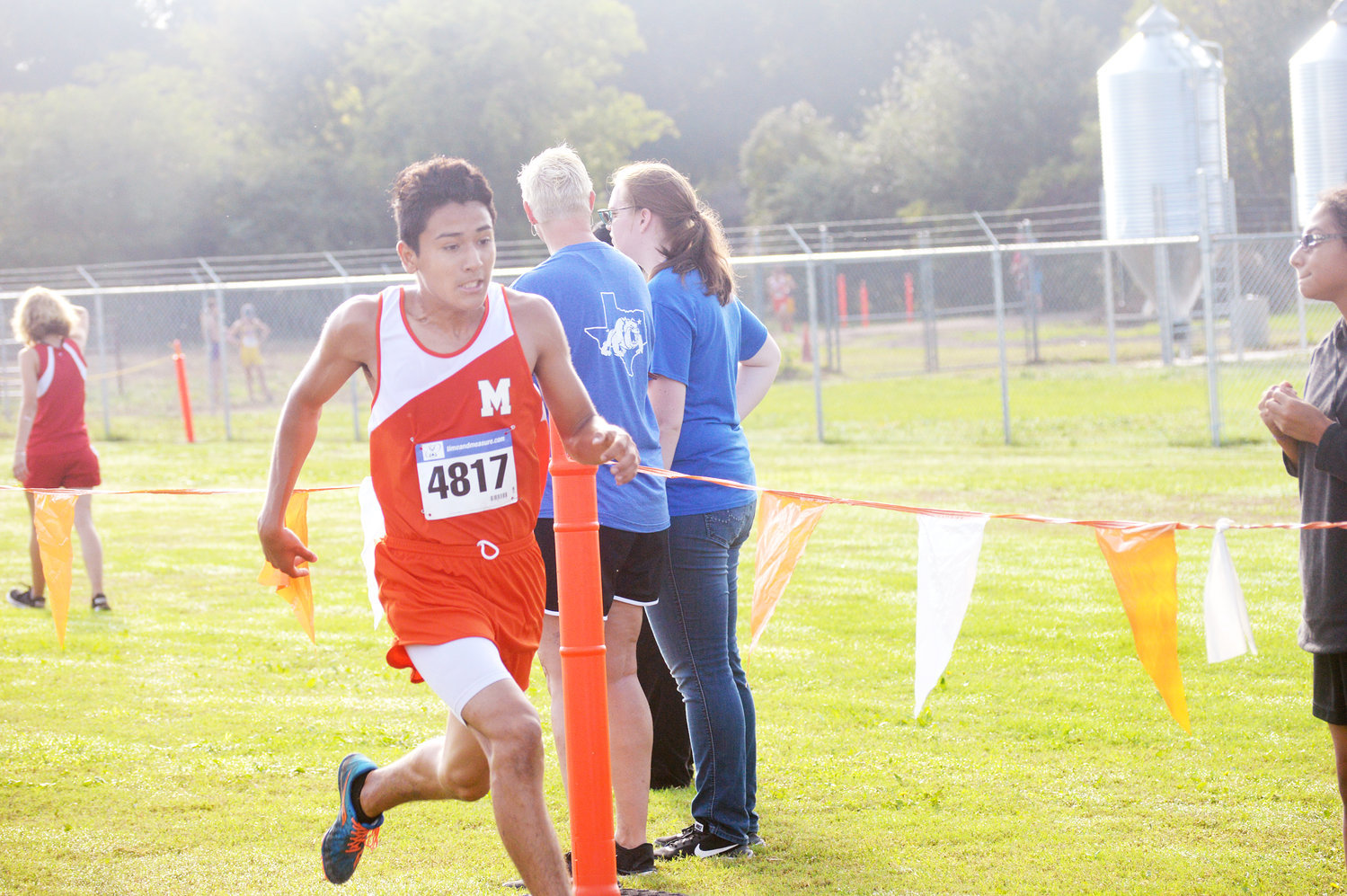 Mineola’s David Amador came in fifth at Saturday’s district cross country meet with a time of 18:28.73.