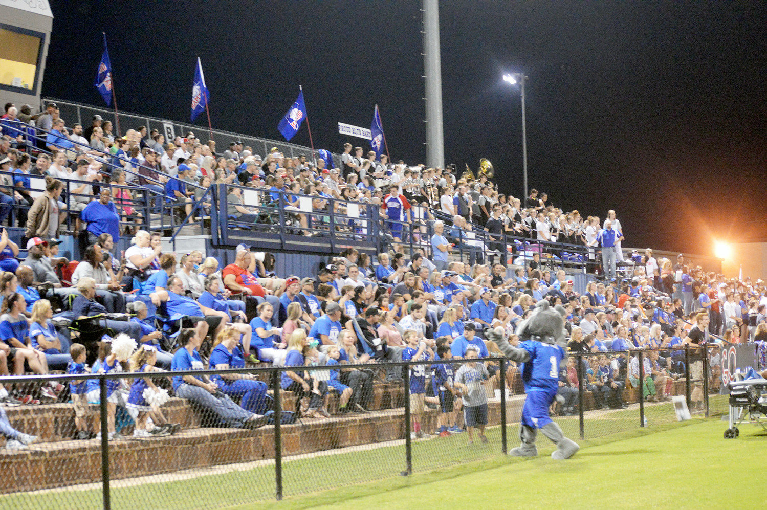 There was an overflow crowd at Friday’s Quitman homecoming game at Bud Moody Stadium.