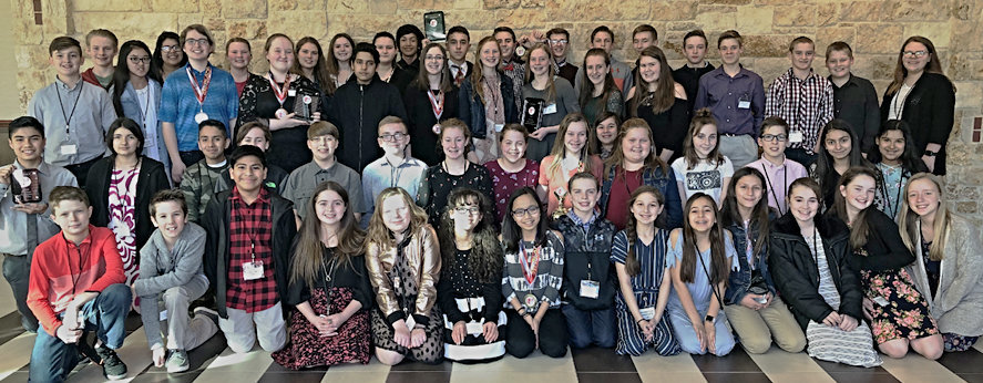 The Mineola Middle School eighth grade Model United Nations team was named the top delegation at Region Seven.