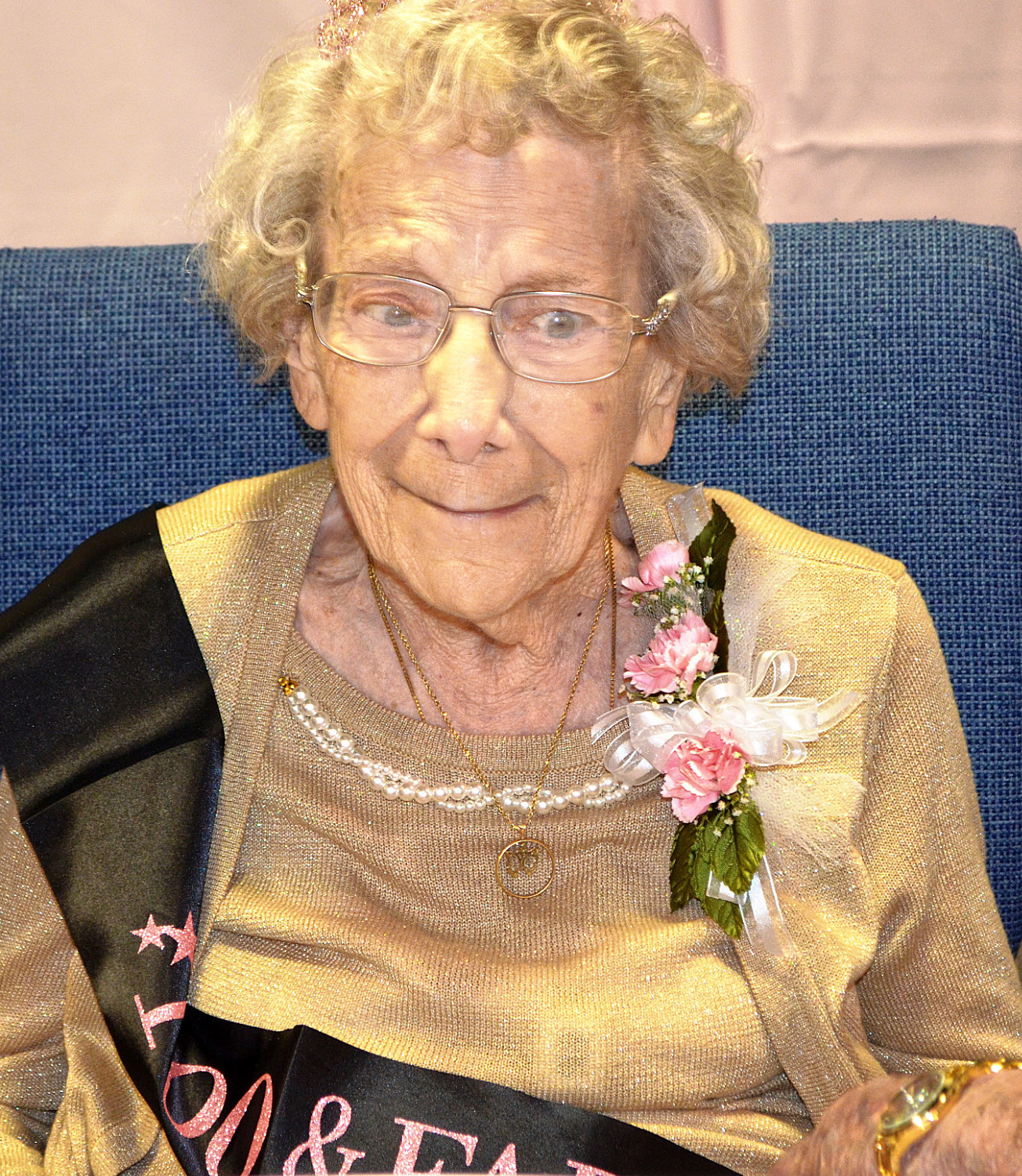 Arlene Lobdell at her 100th birthday party.