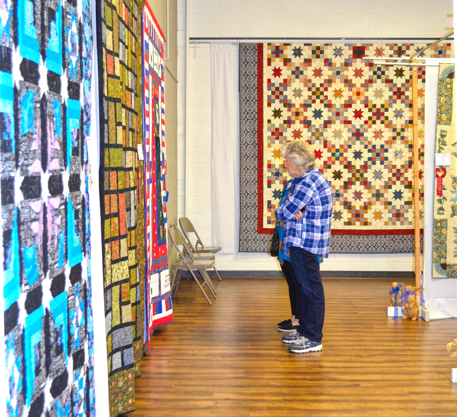Numerous entries were available for viewing during the annual Mineola League of the Arts quilt show last week.