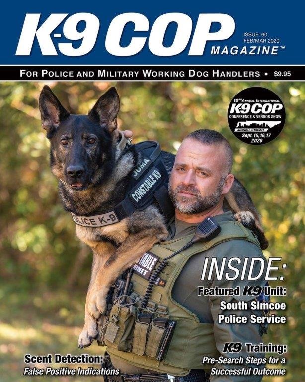 Juma, a German Sheppard, is a canine officer and is partners with Wood County Precinct 2 Constable Kelly Smith. The cover photo was for K-9 COP Magazine and was displayed in their February-March issue.