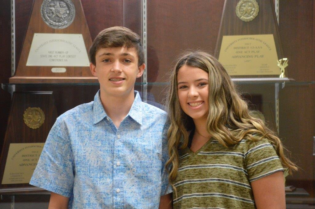 QHS sophomore duke and duchess nominees are Levi Thompson and Reagan Hornaday.