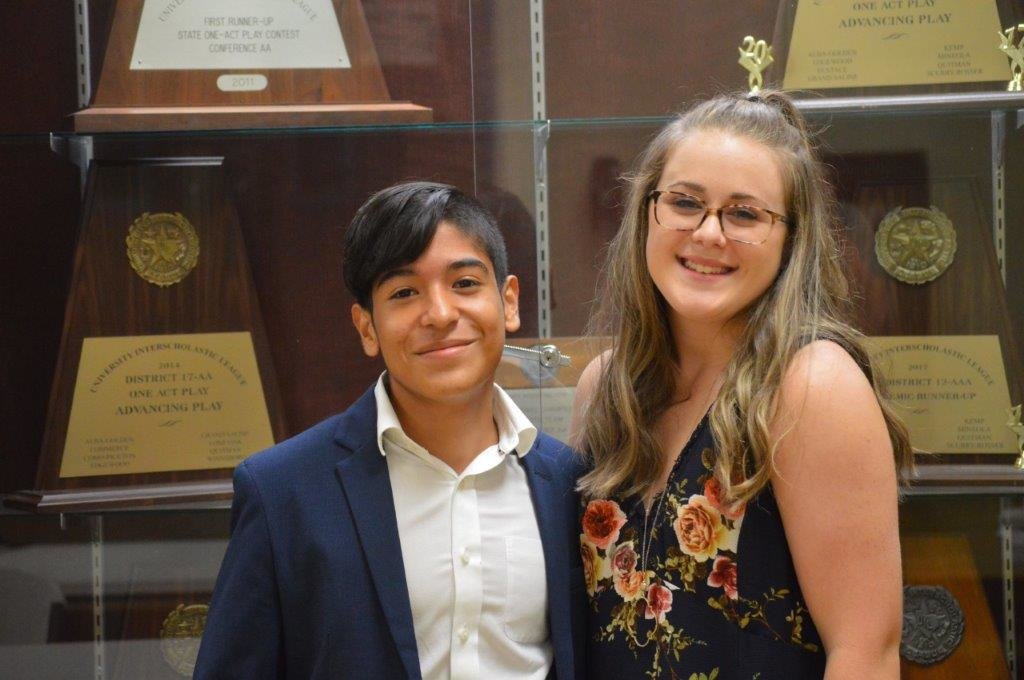 QHS freshman nominees for duke and duchess are Carlos Flores and Abby Day.