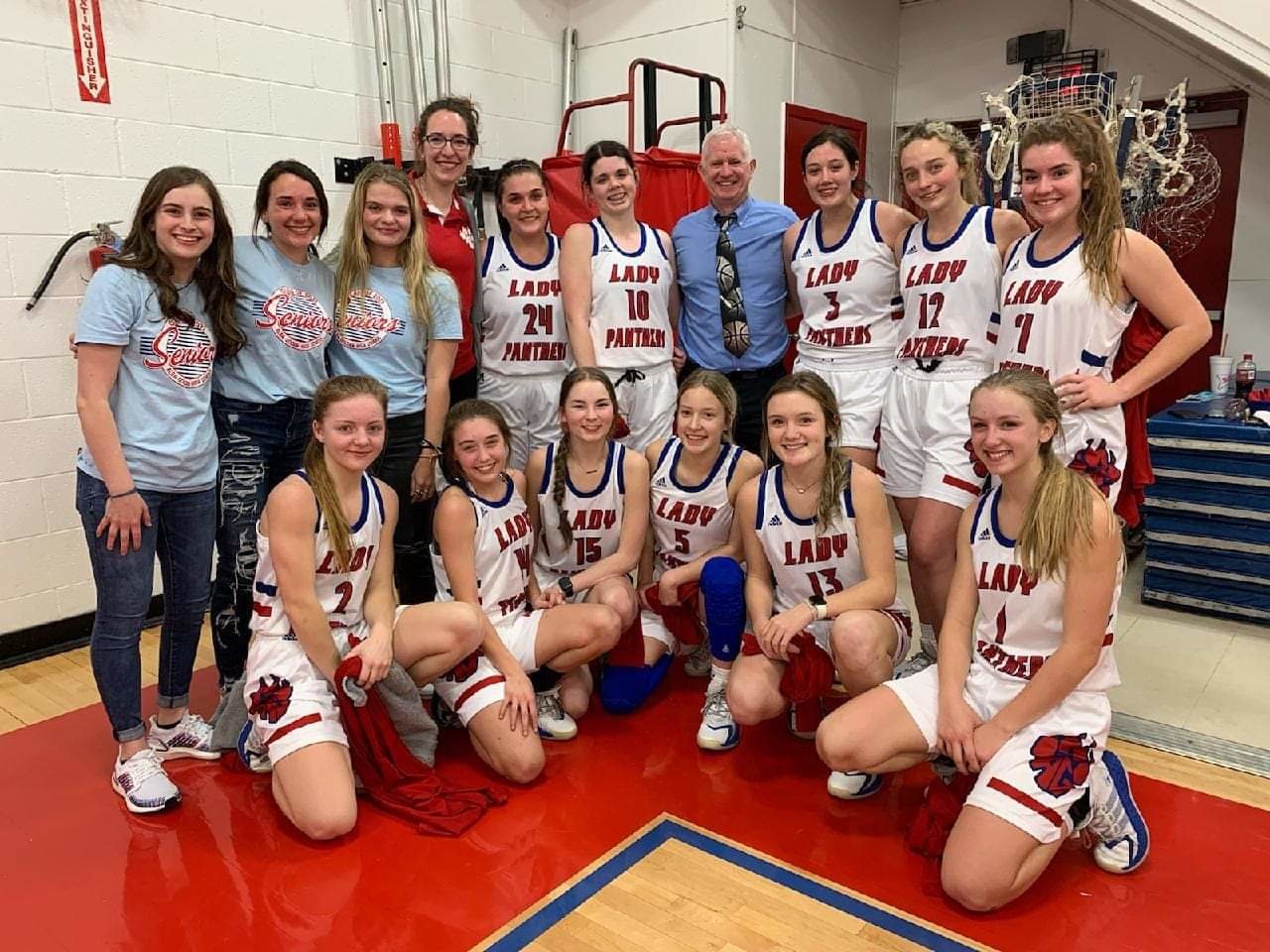 The Alba Golden Lady Panthers are district basketball champs and will take on the Rivercrest Lady Rebels Thursday Feb. 11 at 7:30 p.m. in the bidsitrict playoff at the Sulphur Springs High School gym.