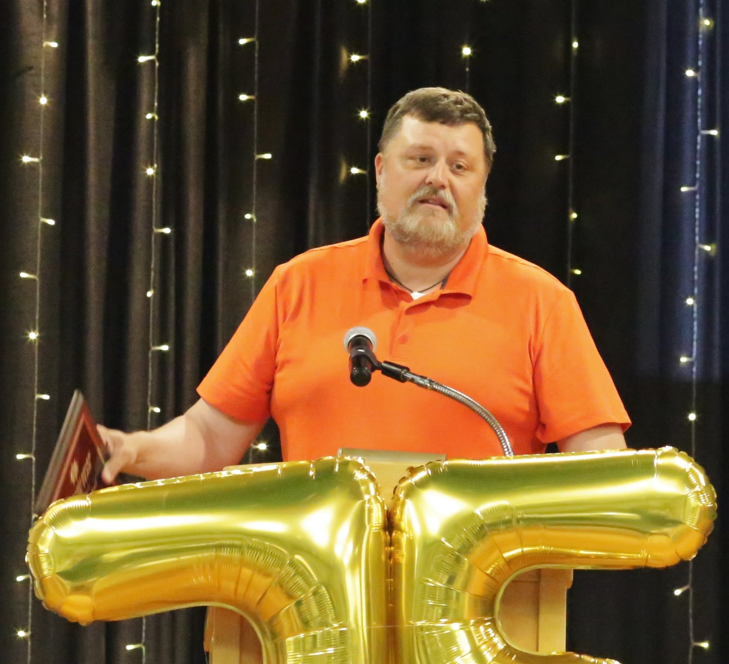 Humanitarian of the Year Robbie Ballard, who serves on the Mineola School Board, stepped up when the high school lost its welding teacher mid-term.