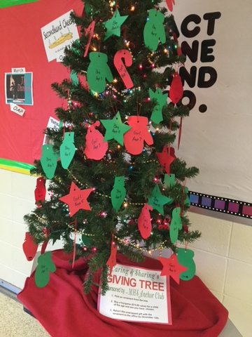 Caring & Sharing Giving Trees have sprung up around the community to offer the opportunity to gift a child at Christmas.