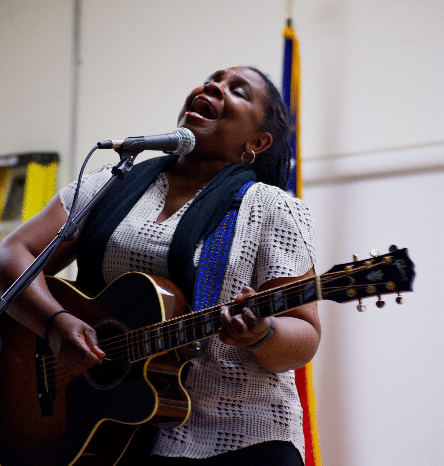 Ruthie Foster brought her brand of blues, soul and gospel music to the McFarland Center in Mineola Thursday as a celebration of Black History Month and Mineola’s sesquicentennial, sponsored by the Mineola Historical Museum. Foster was born in Mineola and has family here. She has toured around the world and been nominated for four Grammys.